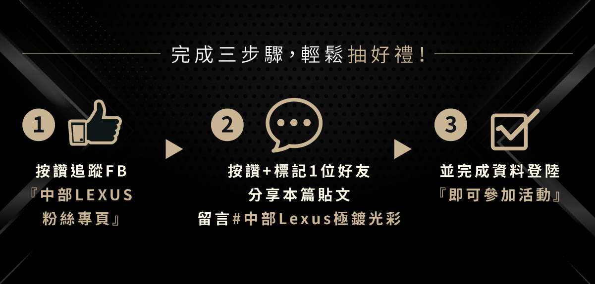 中部Lexus極鍍光彩活動規則